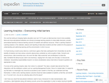 Tablet Screenshot of blog.expedien.net